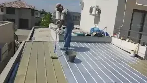 Aislación térmica de techo de zinc en Chicureo — foto 3