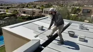 Impermeabilización de techo de zinc con membrana líquida en Lo Barnechea — foto 2