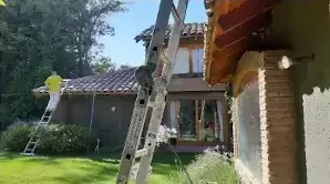 Reparación de techo de teja de arcilla en Las Condes — foto 4