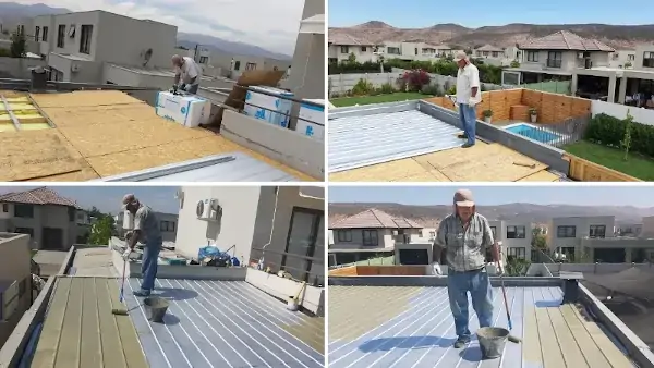 Aislación térmica de techo de zinc en Chicureo con instalación de material aislante para mejorar eficiencia térmica